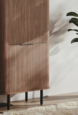 Kategori Møbler med riller eller rillede lameller