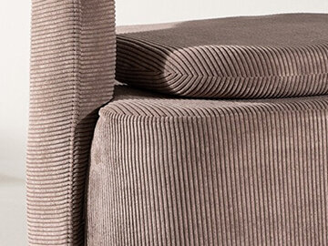 Møbler i fløjlsstof