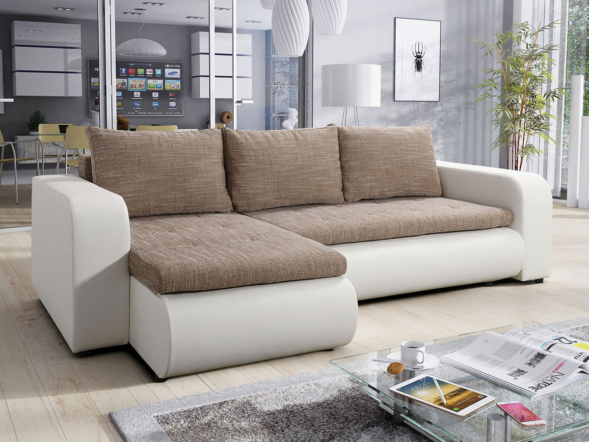 Hjørnesofa Muncie 100 (Soft 017 + Lawa 02)