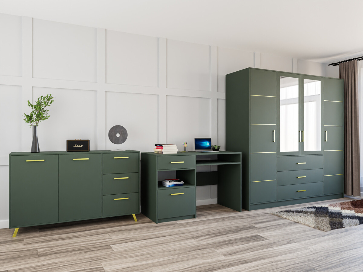 Møbelsæt Dortivu 121 (Grøn)