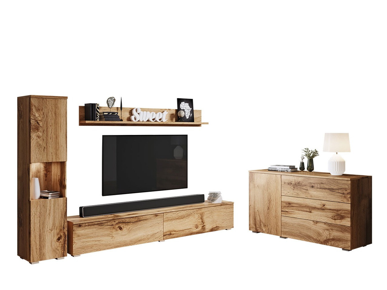 Stuemøblersæt Sarasota 132 (Wotan eg)