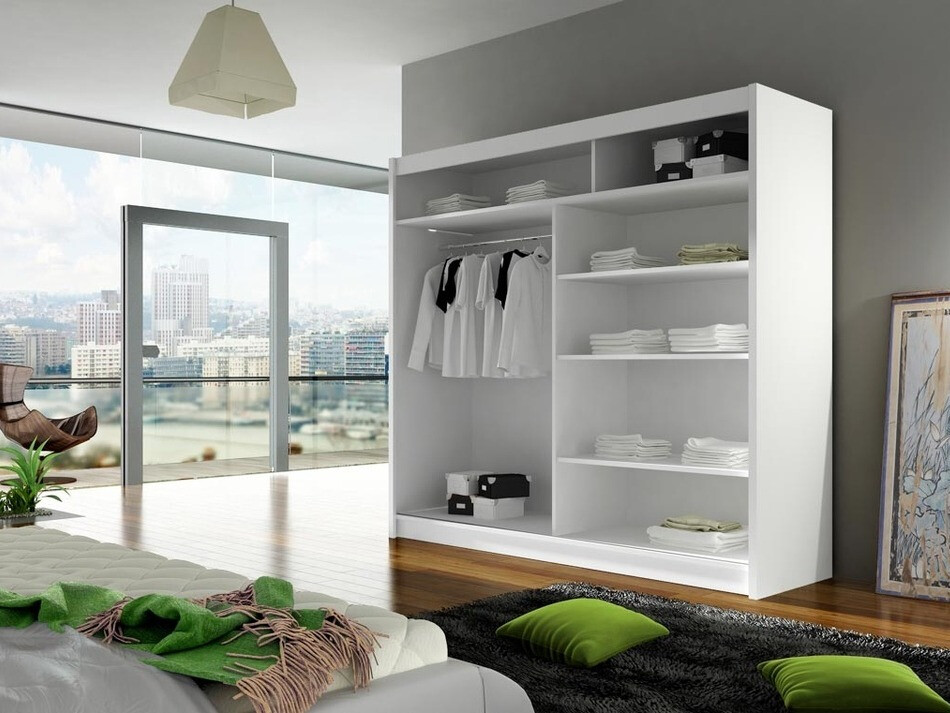 Garderobeskab Closico Pallor I (Sort)