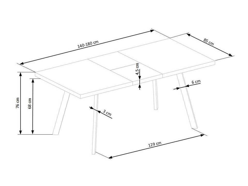 Spisestuesæt Houston 721