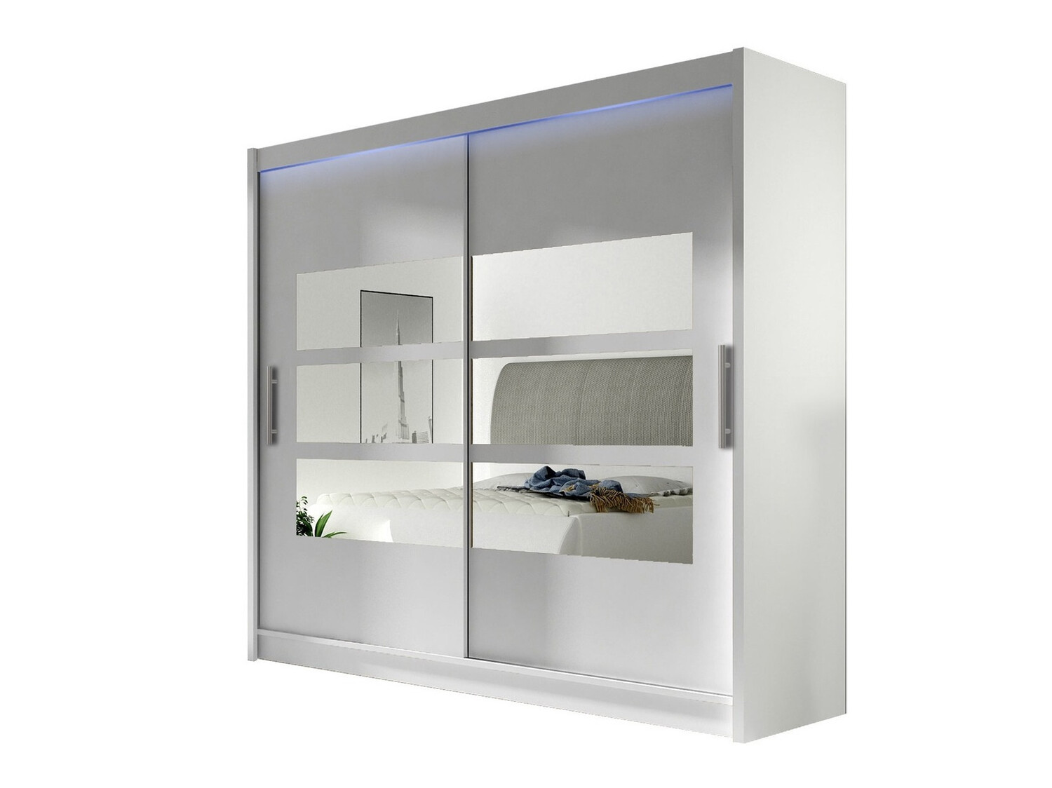 Garderobeskab Closico Pallor III (Hvid)