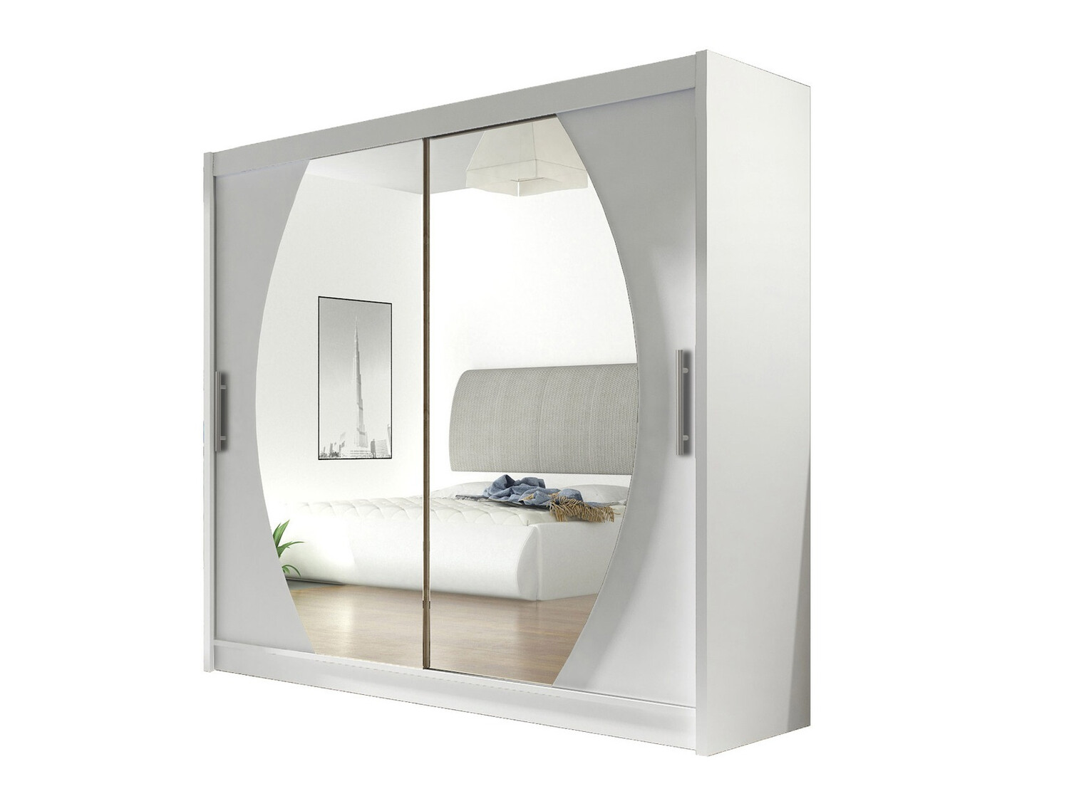 Garderobeskab Closico Pallor IV (Hvid)