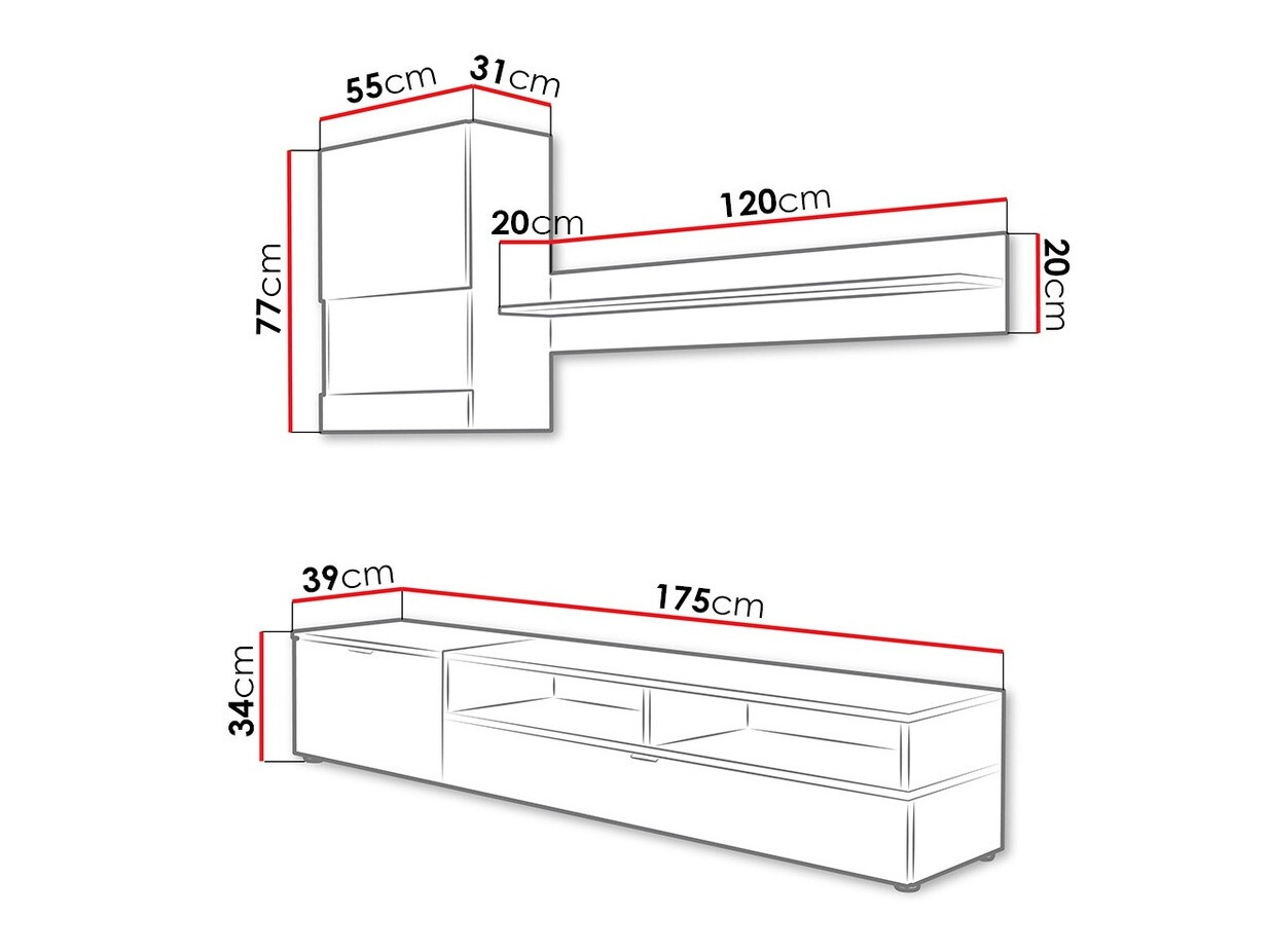 Stuemøbelsæt Toledo 113