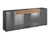 Kommode Torsone 102 (Antracit + Gloss antracit + Grandson eg)