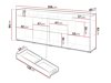 Kommode Torsone 102 (Antracit + Gloss antracit + Grandson eg)