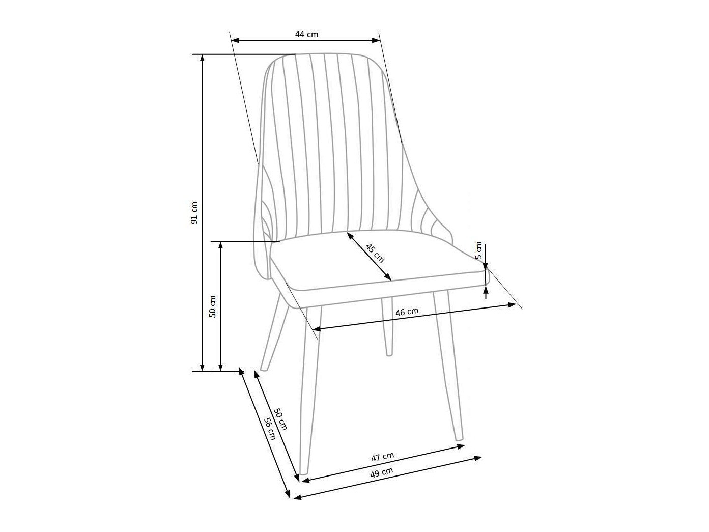 Stol Houston 580 (Beige + Lyst træ)