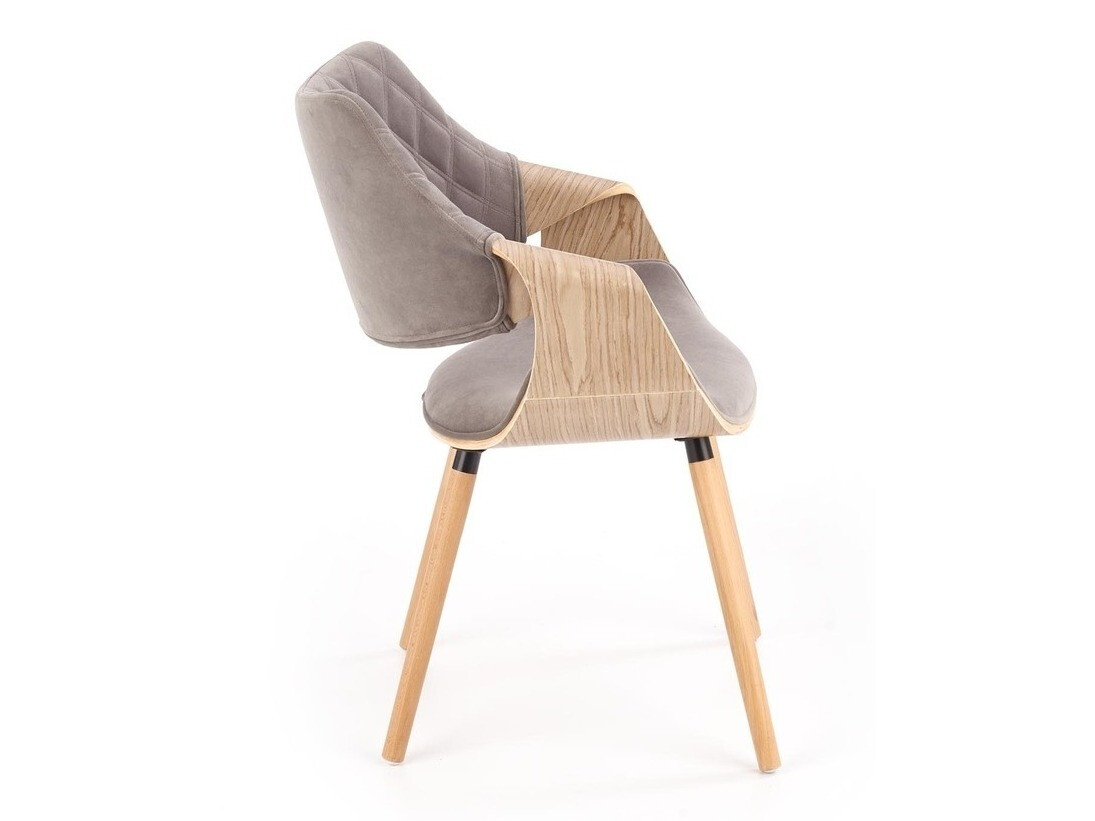 Stol Houston 720 (Lyst træ + Grå)