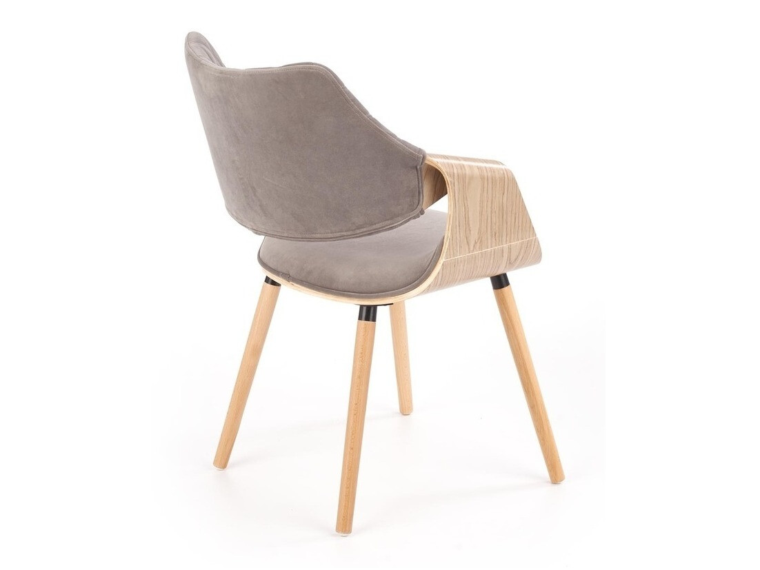 Stol Houston 720 (Lyst træ + Grå)