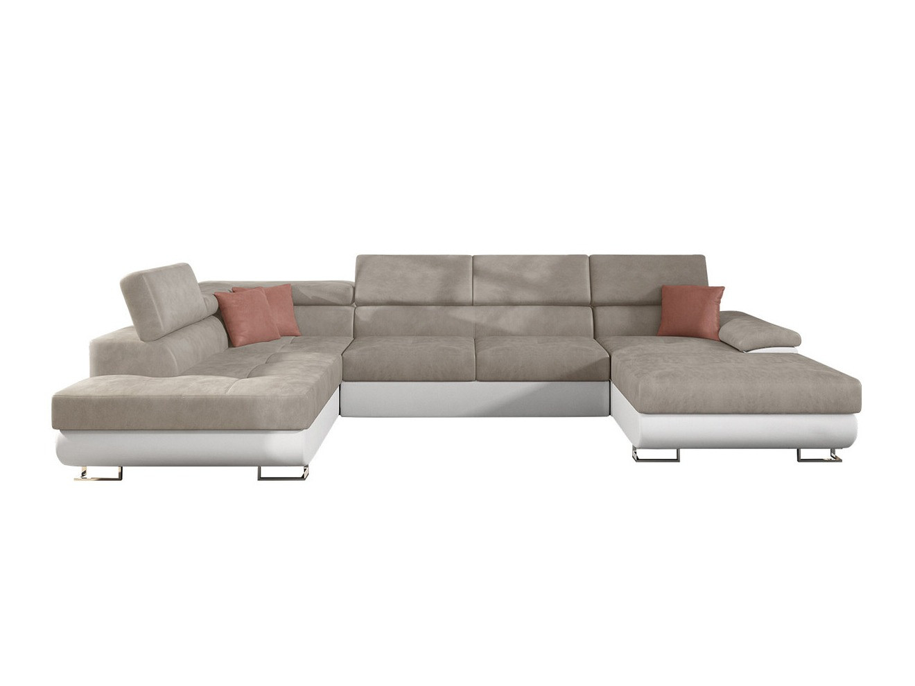Hjørnesofa Comfivo Ruta IV (Soft 017 + Uttario Velvet 2979 + Uttario Velvet 2955 St)