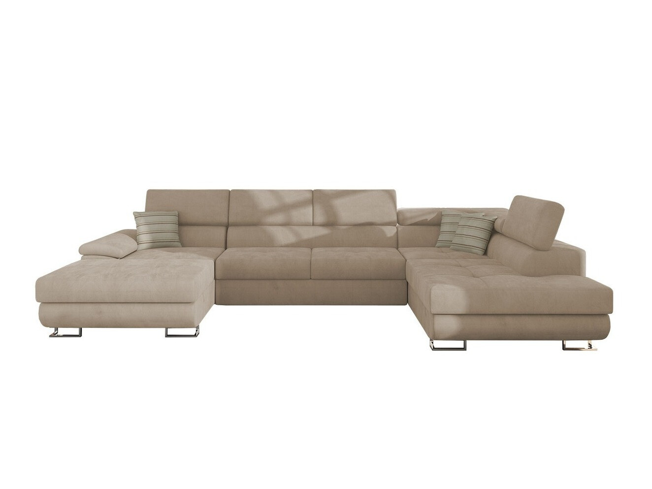 Hjørnesofa Comfivo Ruta IV (Uttario Velvet 2979 + Senegal 825)