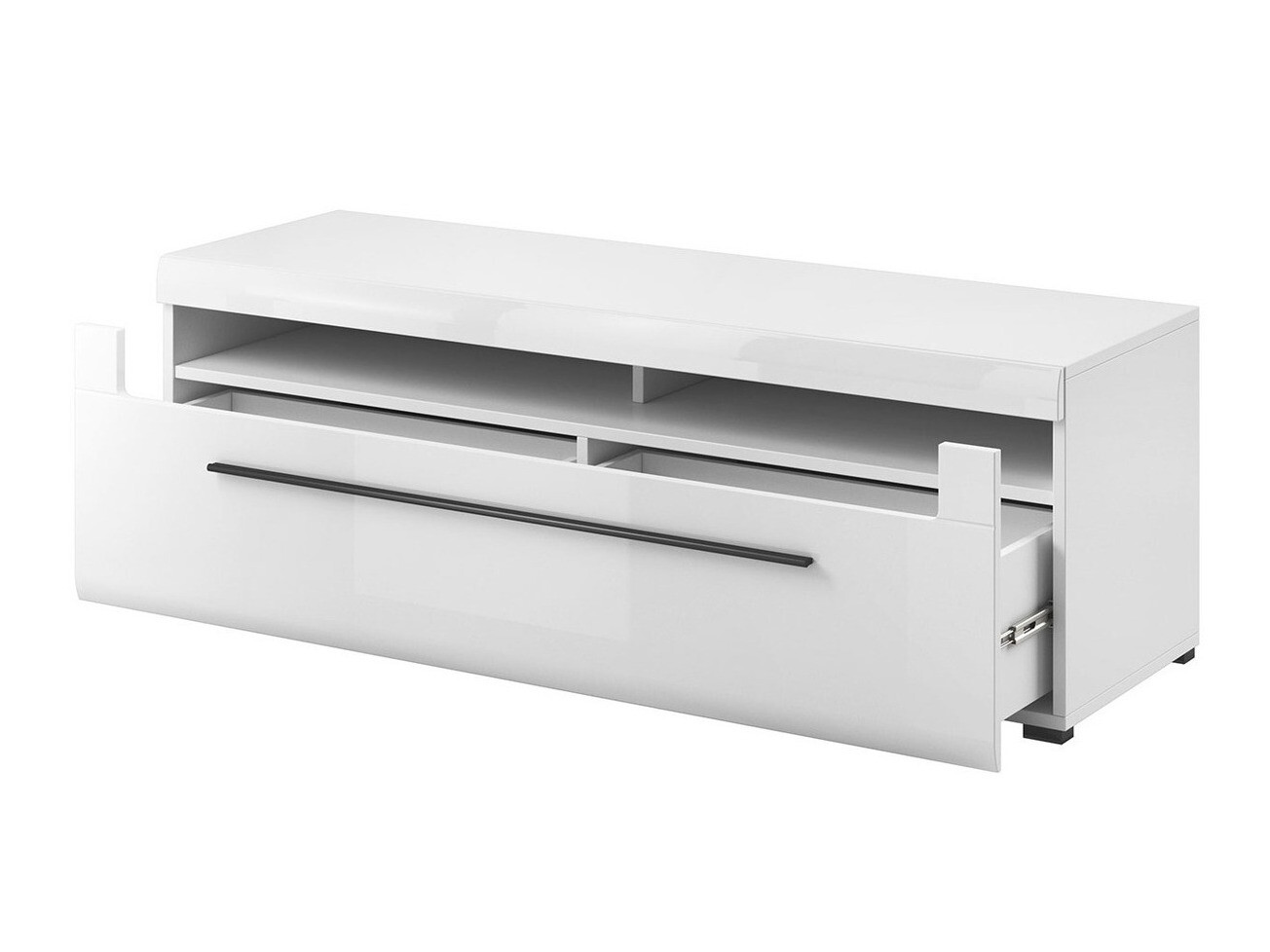 Stuemøbelsæt Ophsalu 112 (Hvid + Glansfuld hvid)