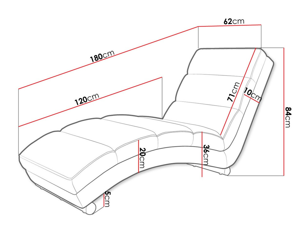 Chaiselong Comfivo 109 (Soft 017 + Lawa 05)