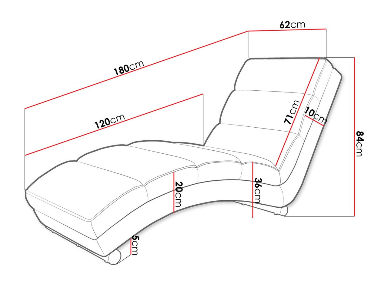 Chaiselong Comfivo 109 (Uttario Velvet 2951)