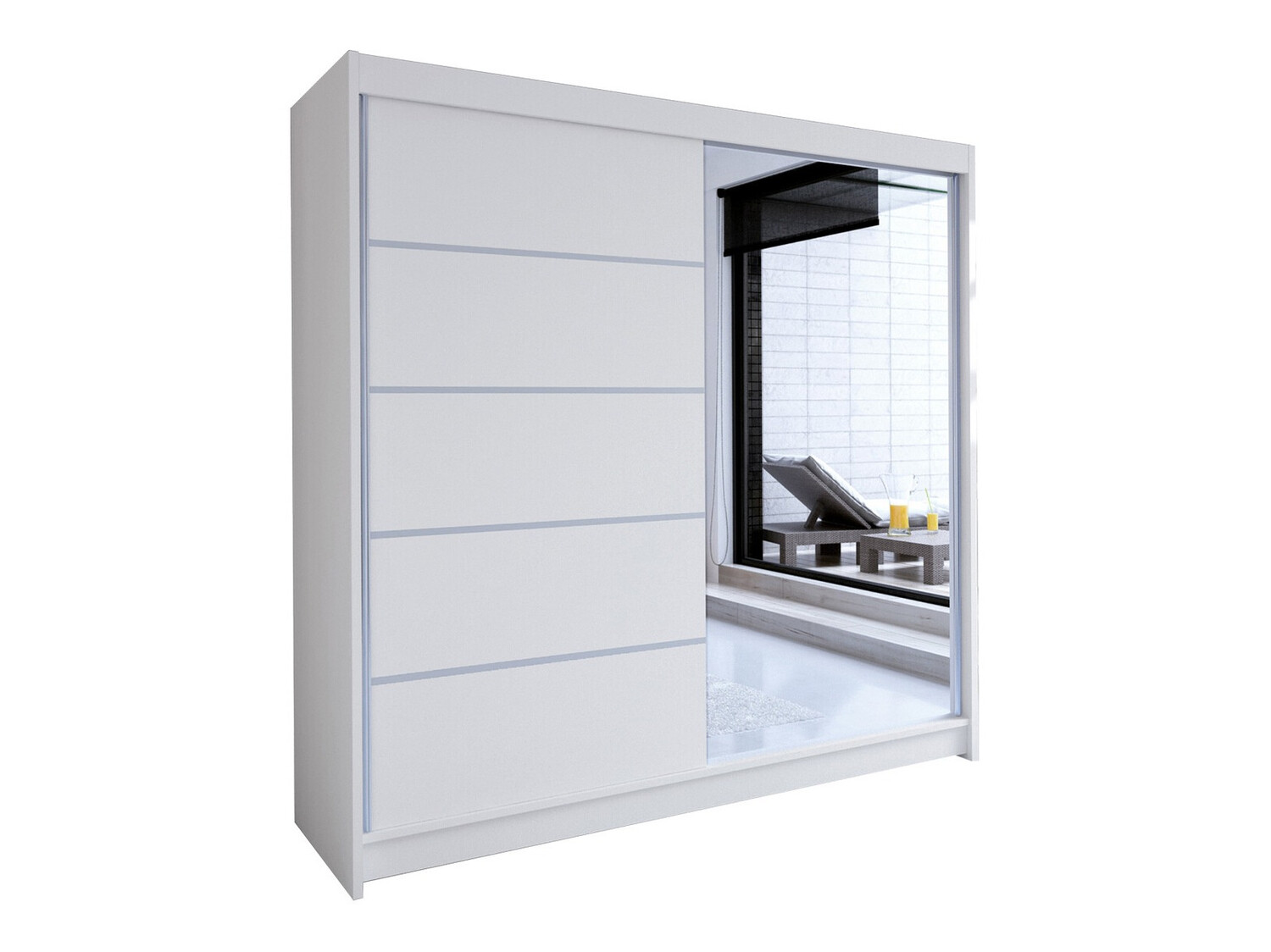 Garderobeskab Closico Cavaris III (Hvid)