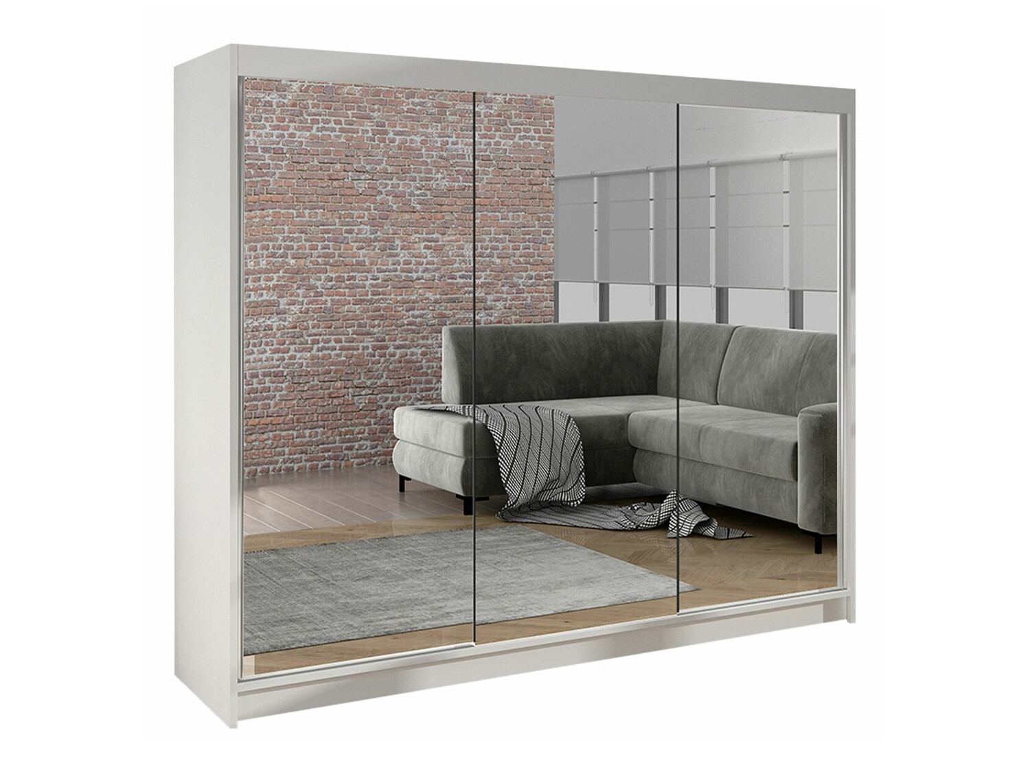 Garderobeskab Closico Durion III (Hvid)