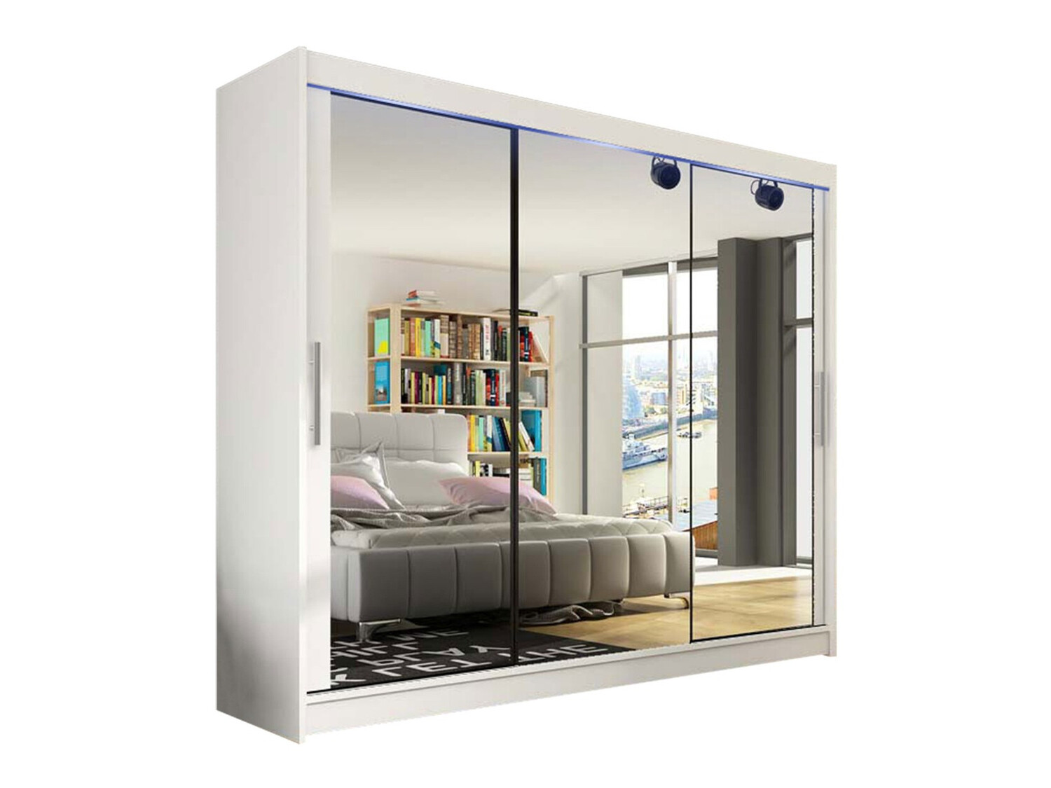 Garderobeskab Closico Ordo III (Hvid)