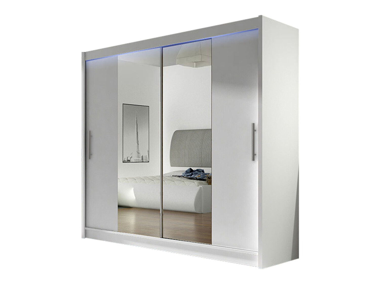 Garderobeskab Closico Pallor II (Hvid)