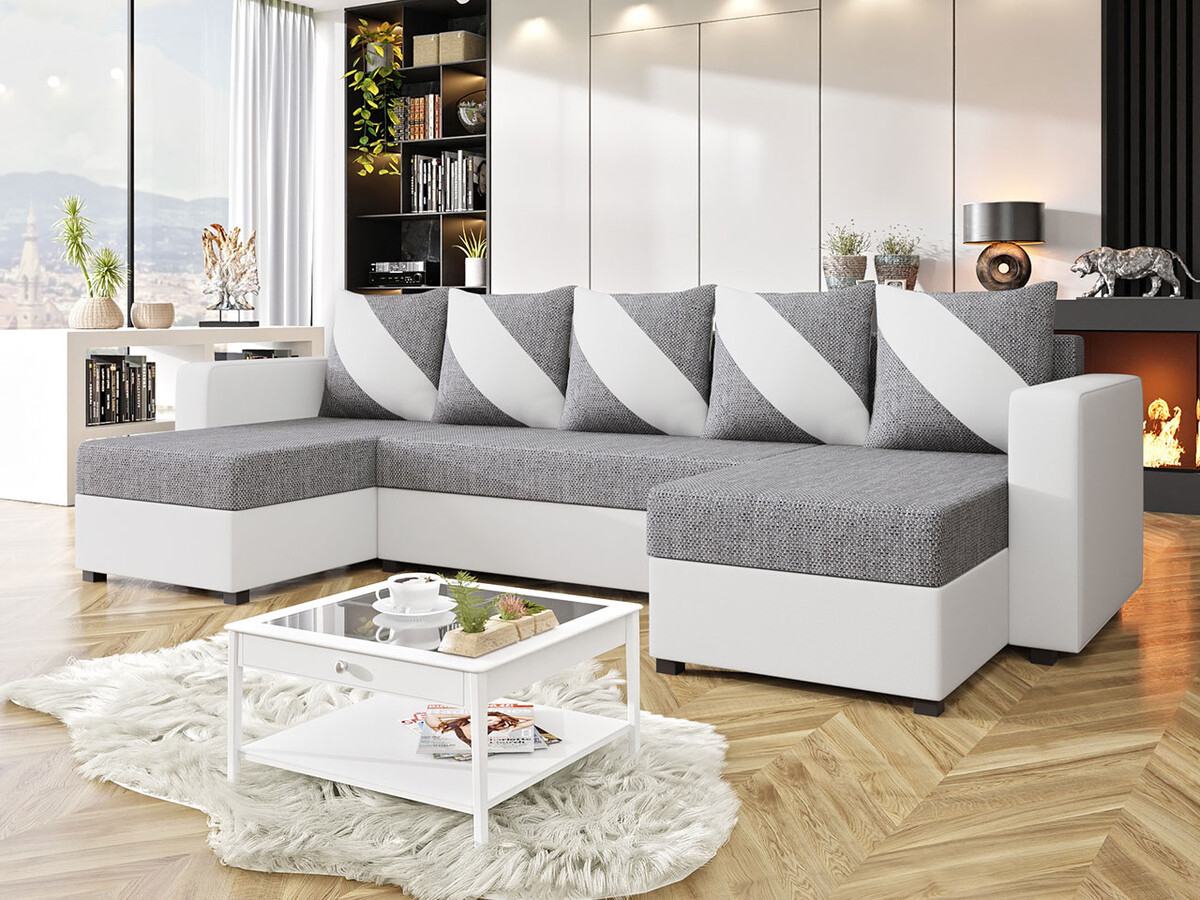 Hjørnesofa Memphis 121 (Soft 017 + Lawa 05)