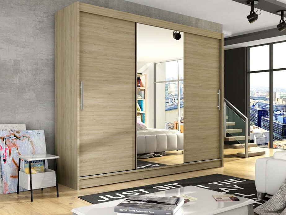 Garderobeskab Closico Ordo I (Sonoma eg)