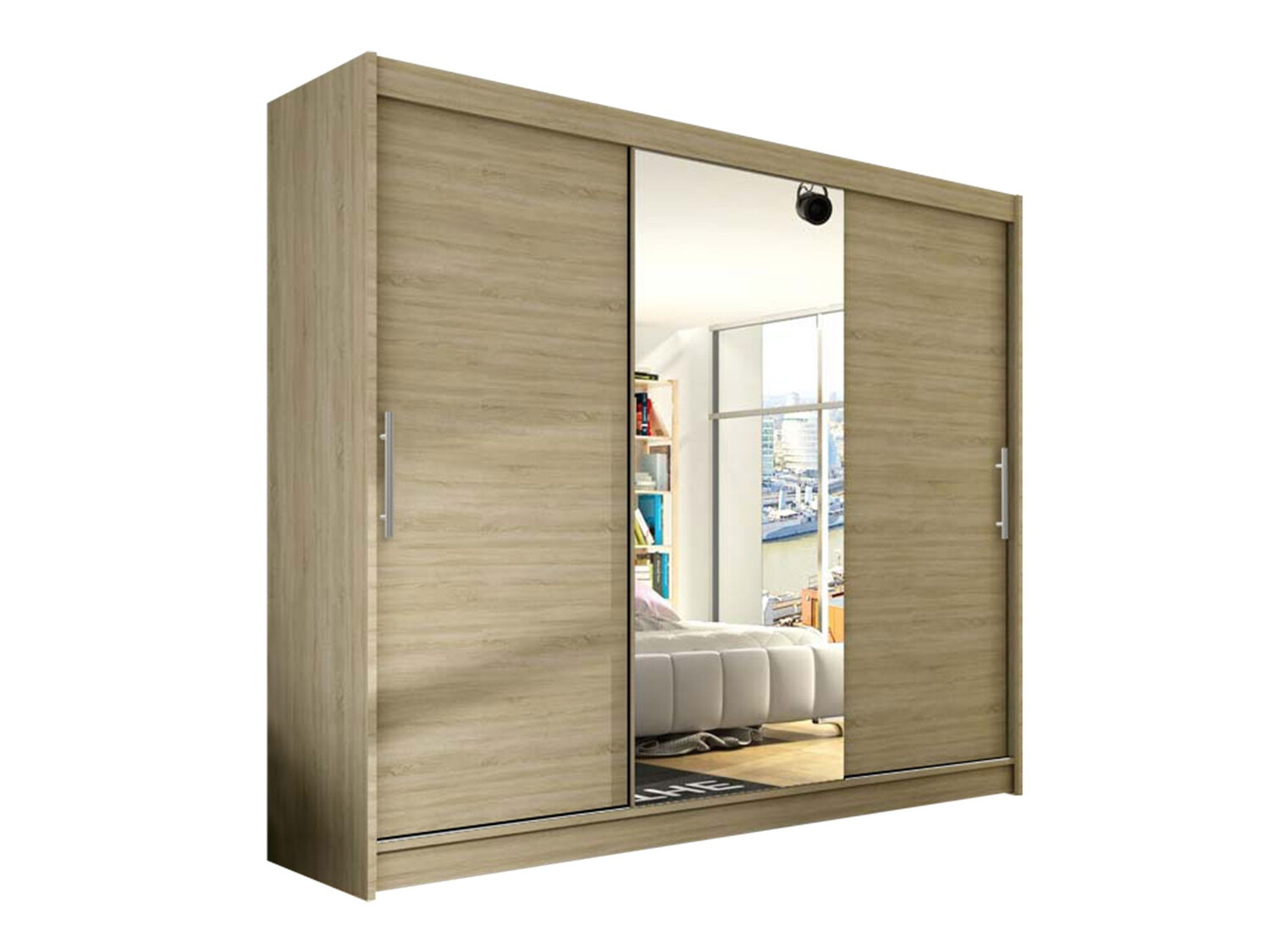 Garderobeskab Closico Ordo I (Sonoma eg)