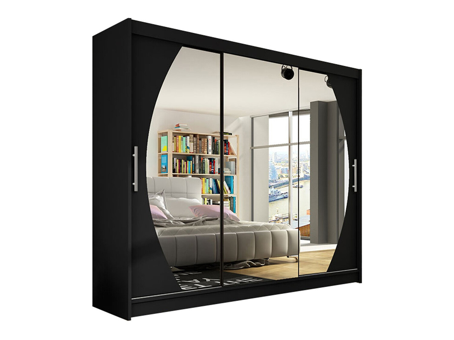 Garderobeskab Closico Ordo V (Sort)