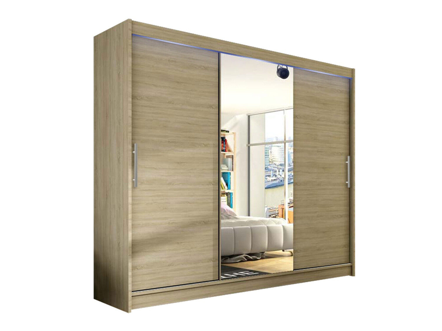 Garderobeskab Closico Ordo I (Sonoma eg)