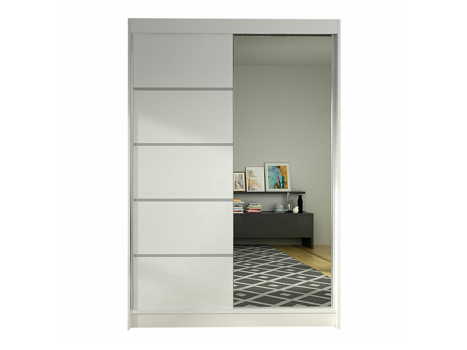 Garderobeskab Closico Salvor III (Hvid)