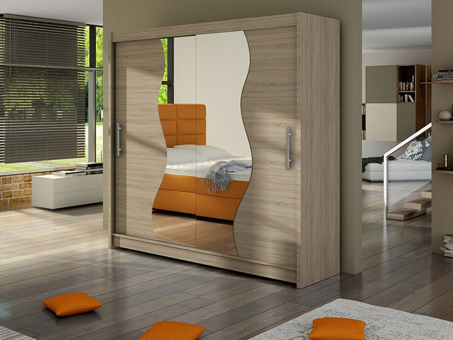 Garderobeskab Closico 126 (Sonoma eg)