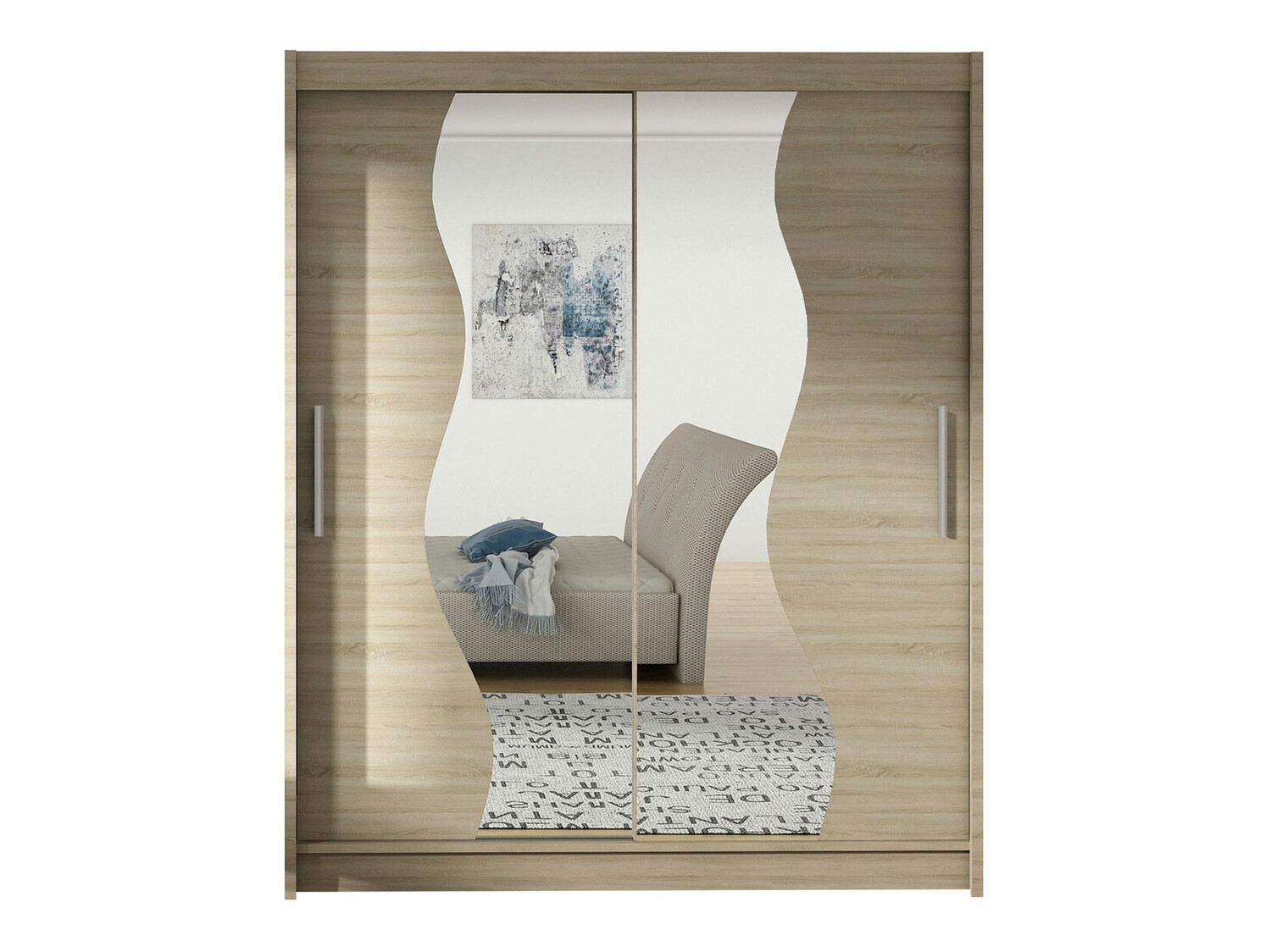 Garderobeskab Closico Camera S (Sonoma eg)