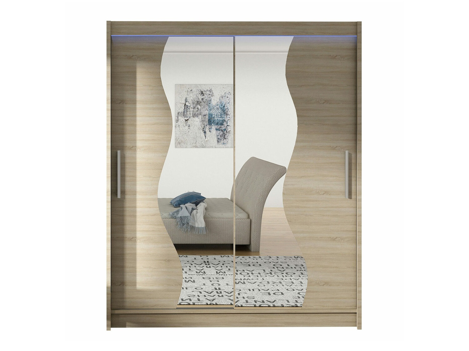 Garderobeskab Closico Camera S (Sonoma eg)