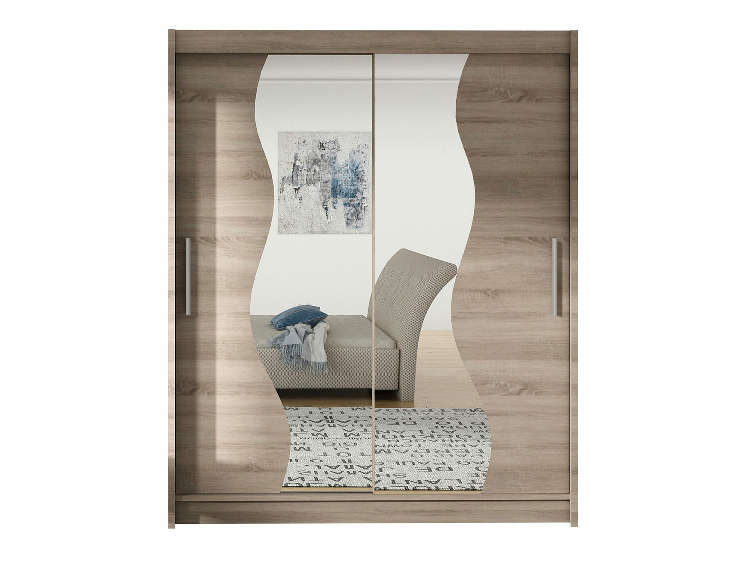 Garderobeskab Closico Camera S (Trøffel egetræ)