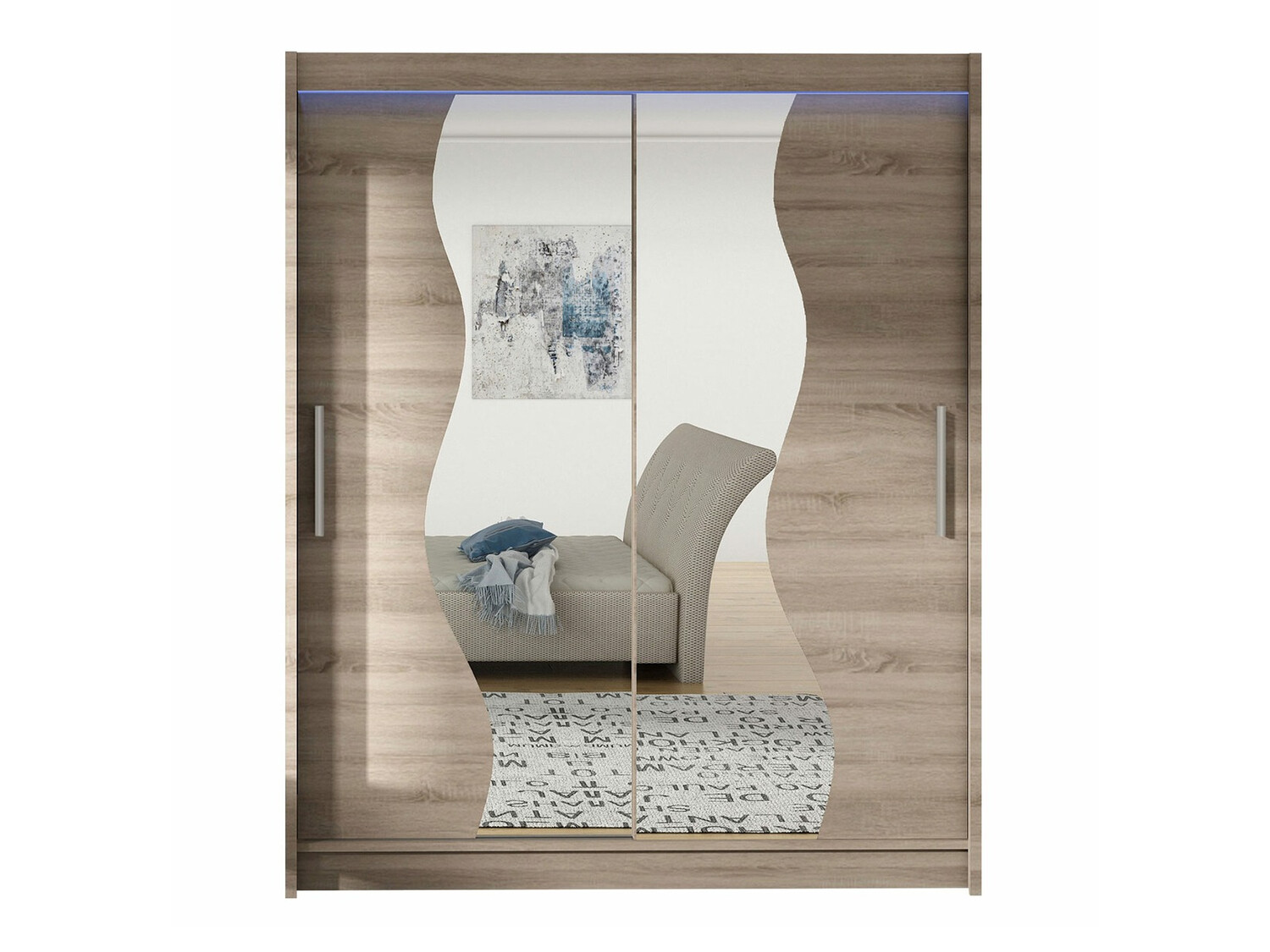 Garderobeskab Closico Camera S (Trøffel egetræ)