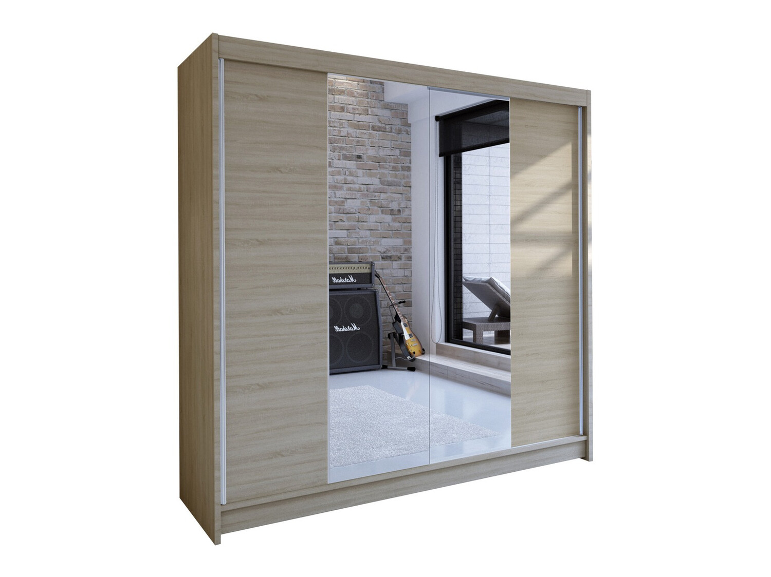 Garderobeskab Closico Cavaris II (Sonoma eg)