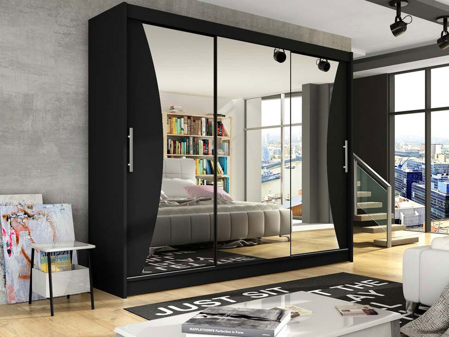 Garderobeskab Closico 120 (Sort)