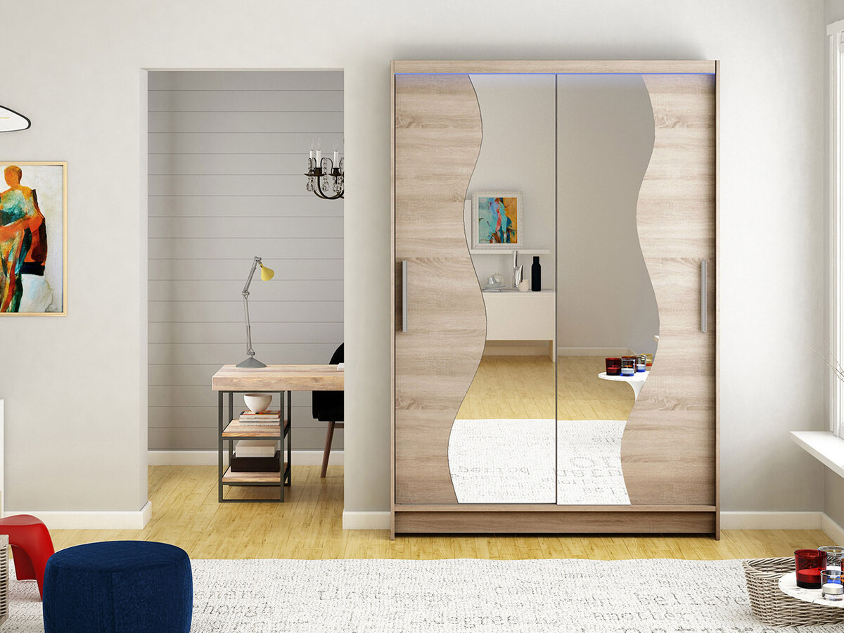 Garderobeskab Closico 139 (Trøffel egetræ)