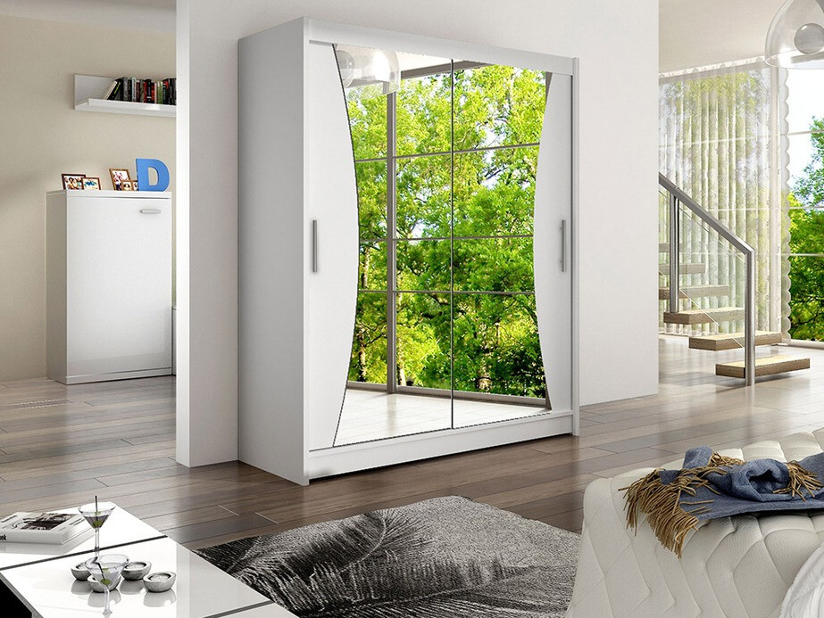 Garderobeskab Closico 116 (Hvid)