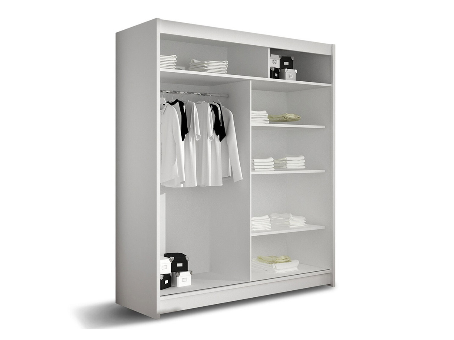 Garderobeskab Closico Camera IV (Sort)