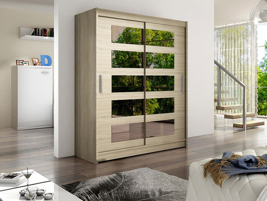 Garderobeskab Closico Camera V (Sonoma eg)