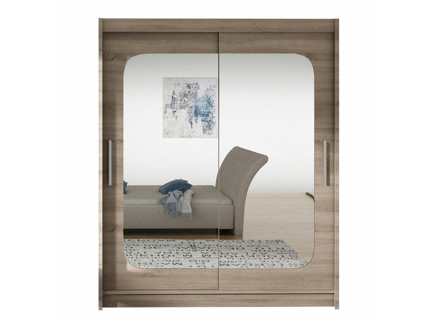 Garderobeskab Closico Camera XII (Trøffel egetræ)