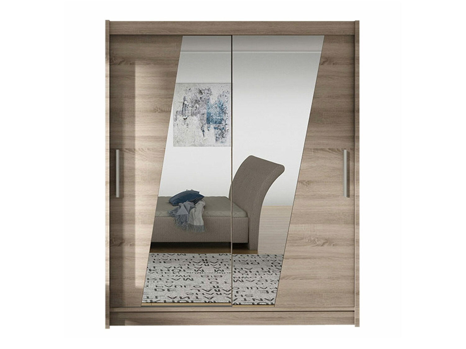 Garderobeskab Closico Camera XIV (Trøffel egetræ)