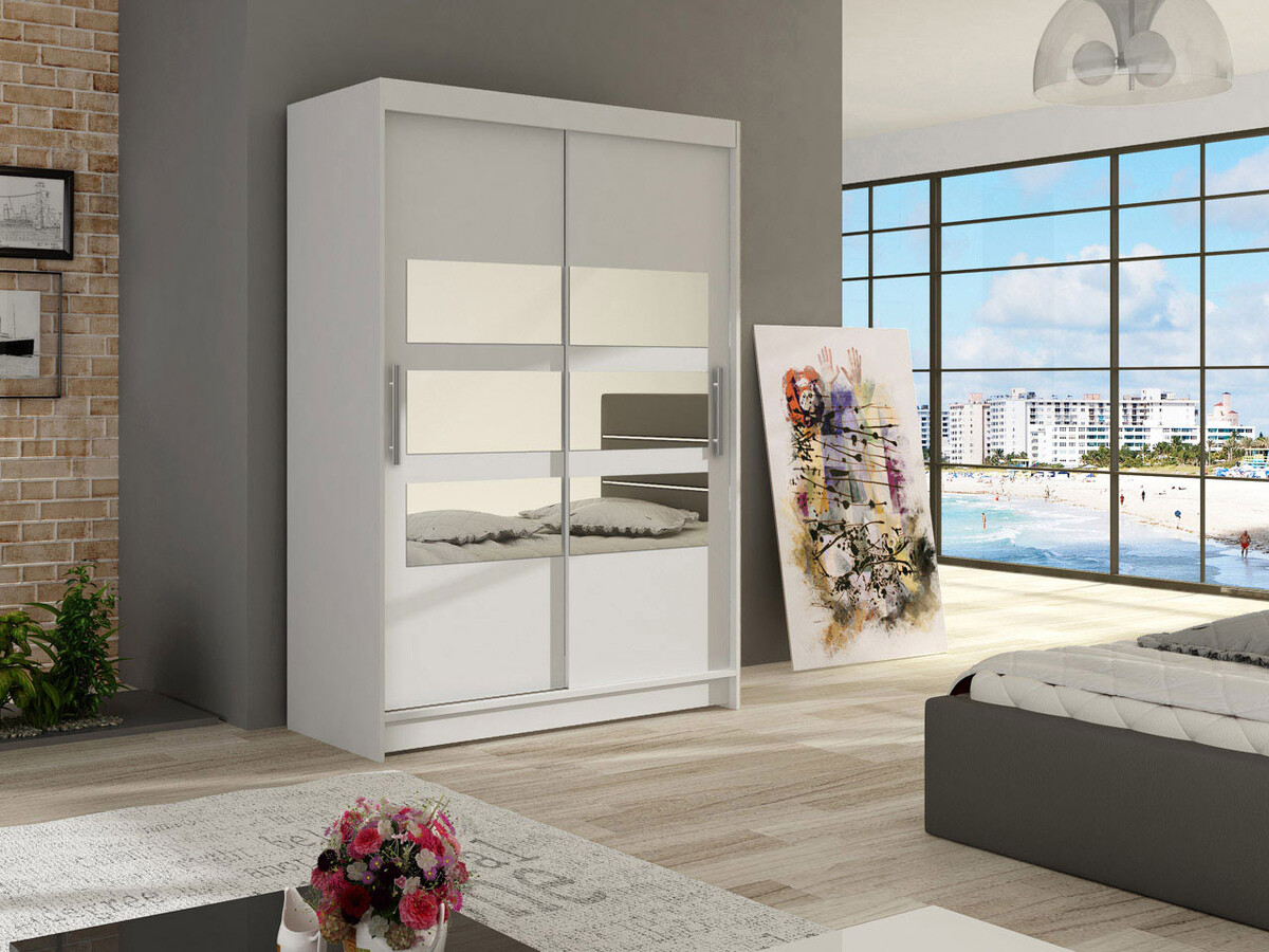 Garderobeskab Closico Pacron V (Hvid)