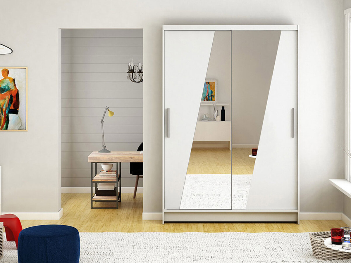 Garderobeskab Closico Pacron VIII (Hvid)