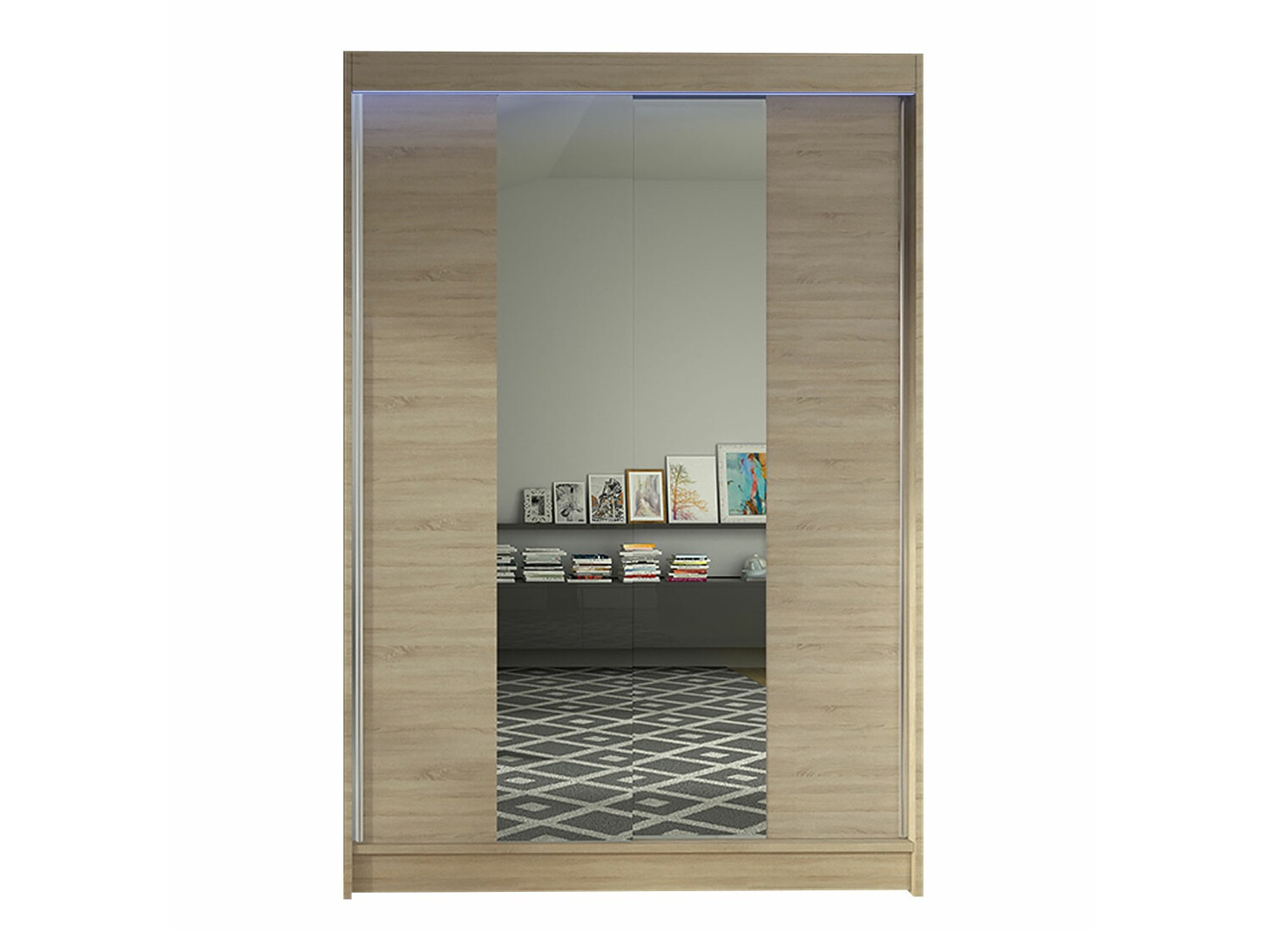 Garderobeskab Closico Salvor II (Sonoma eg)