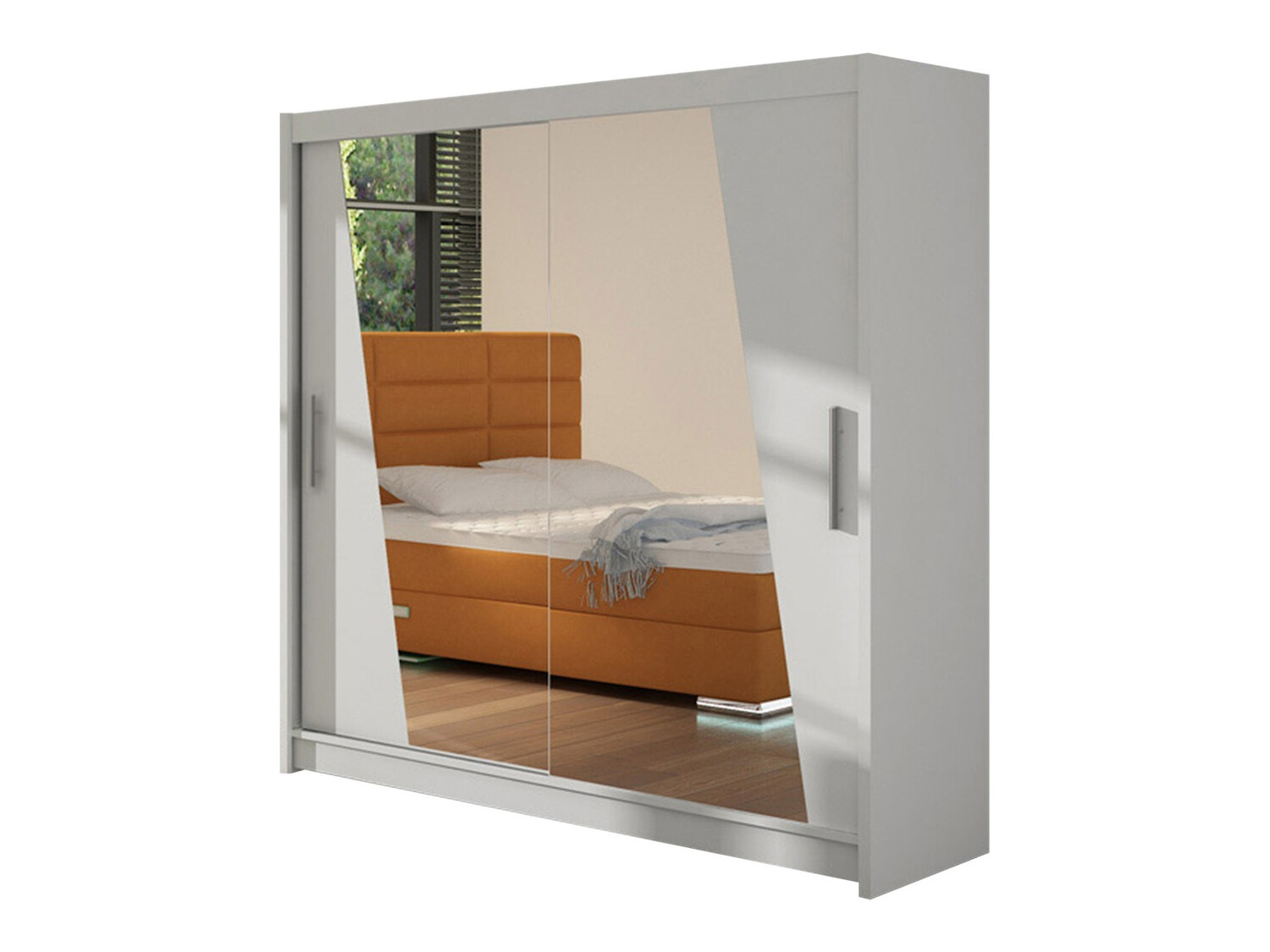 Garderobeskab Closico Pallor XIV (Hvid)