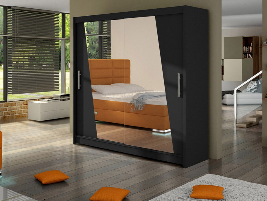 Garderobeskab Closico Pallor XIV (Sort)