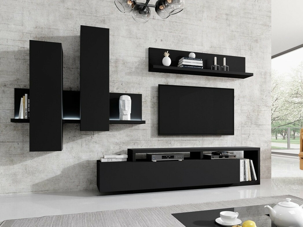 Stuemøbelsæt Lutiva 100 (Mat sort)