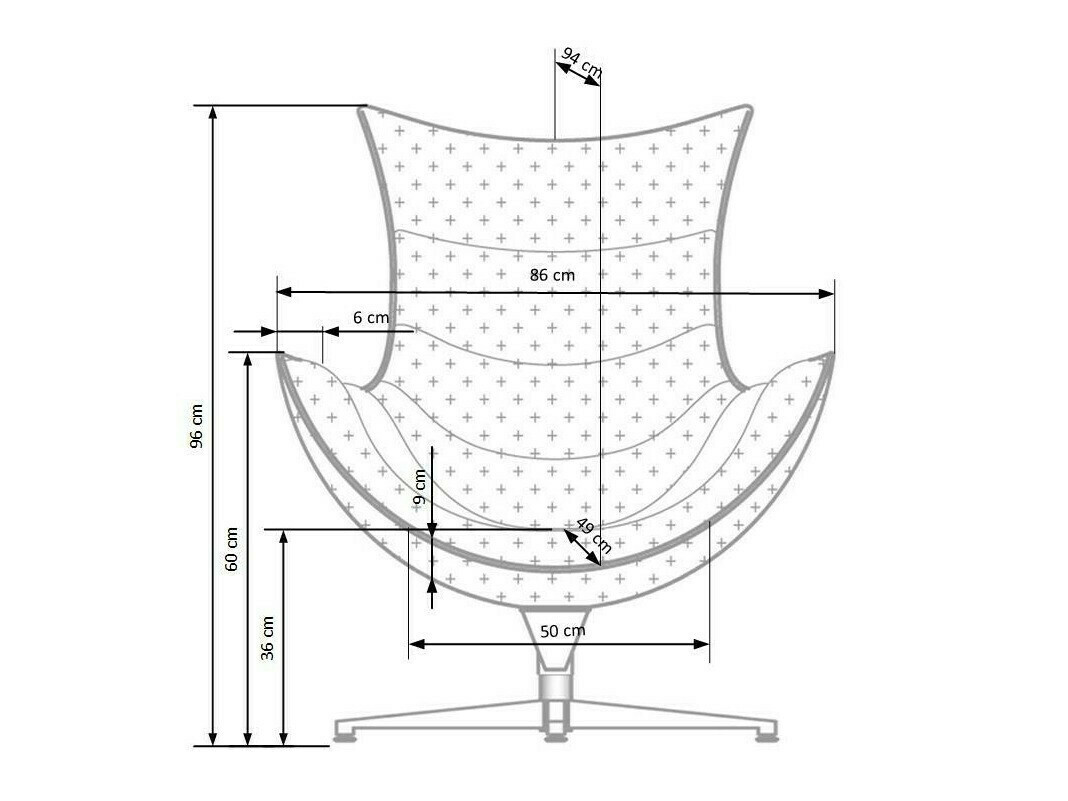 Lænestol Houston Laetus (Brun)